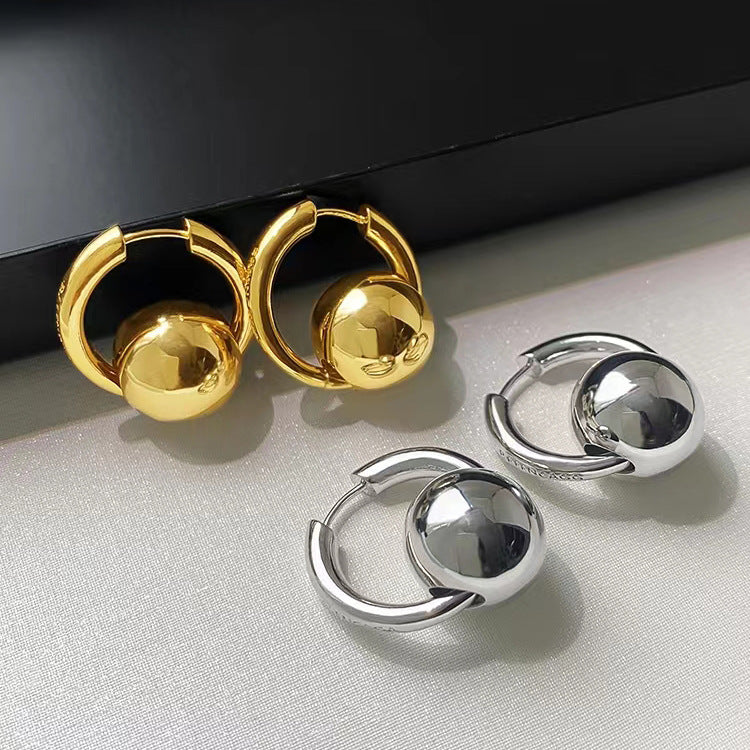 Sphere Bead Hoop Earrings ⚜️