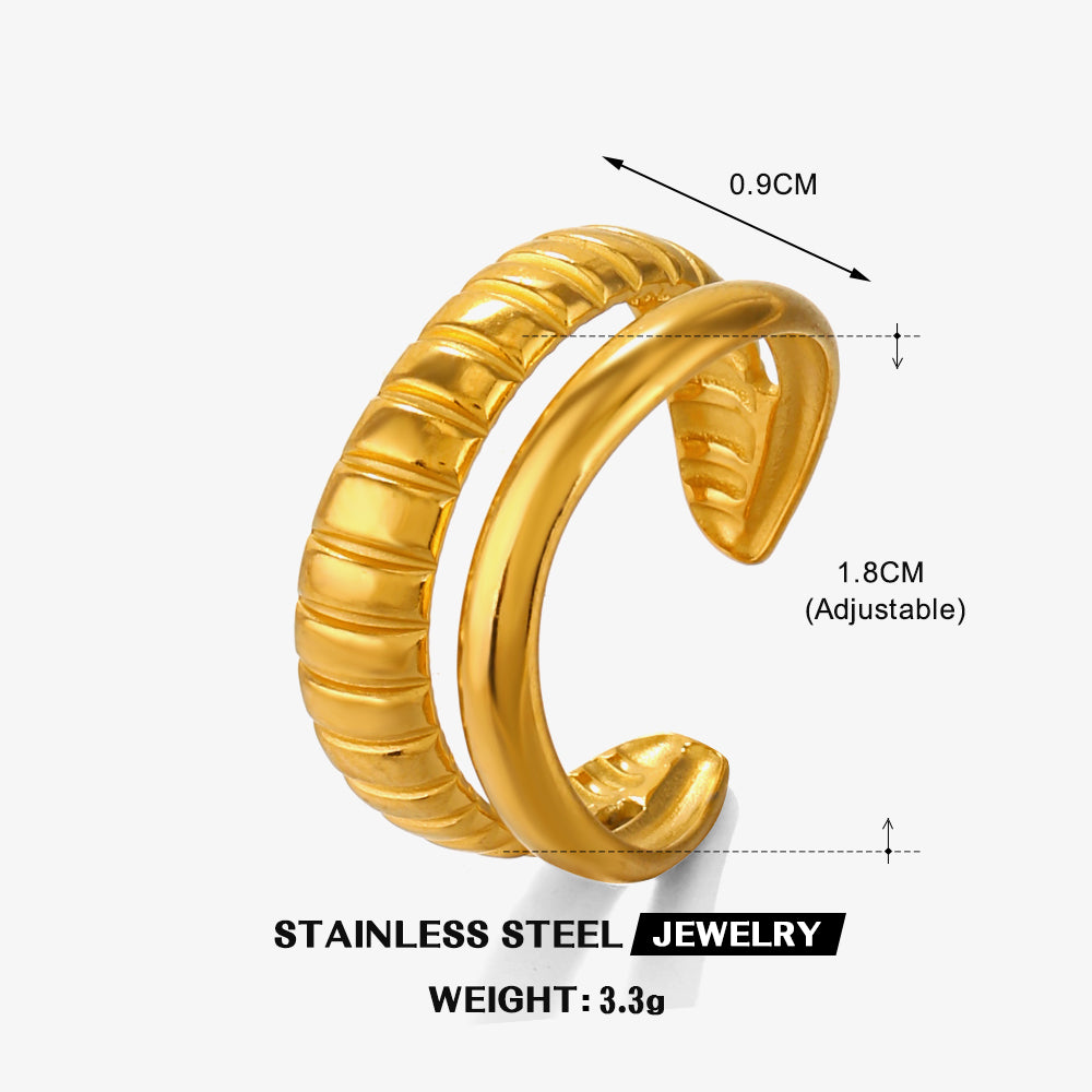 Adjustable Duo Ring