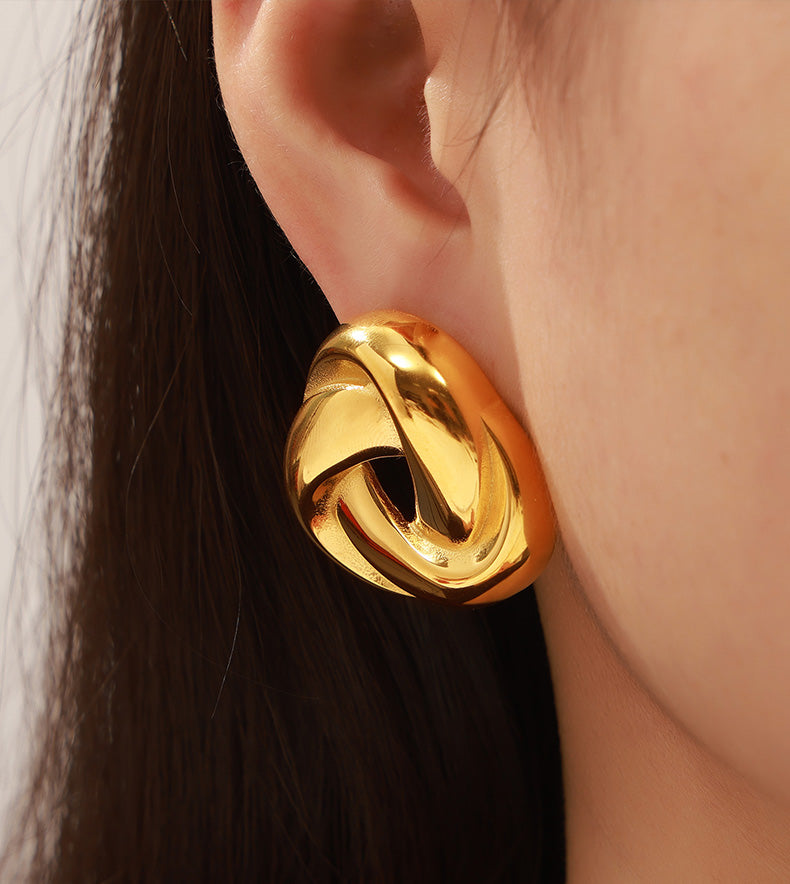 Twisted Stud Earring💛