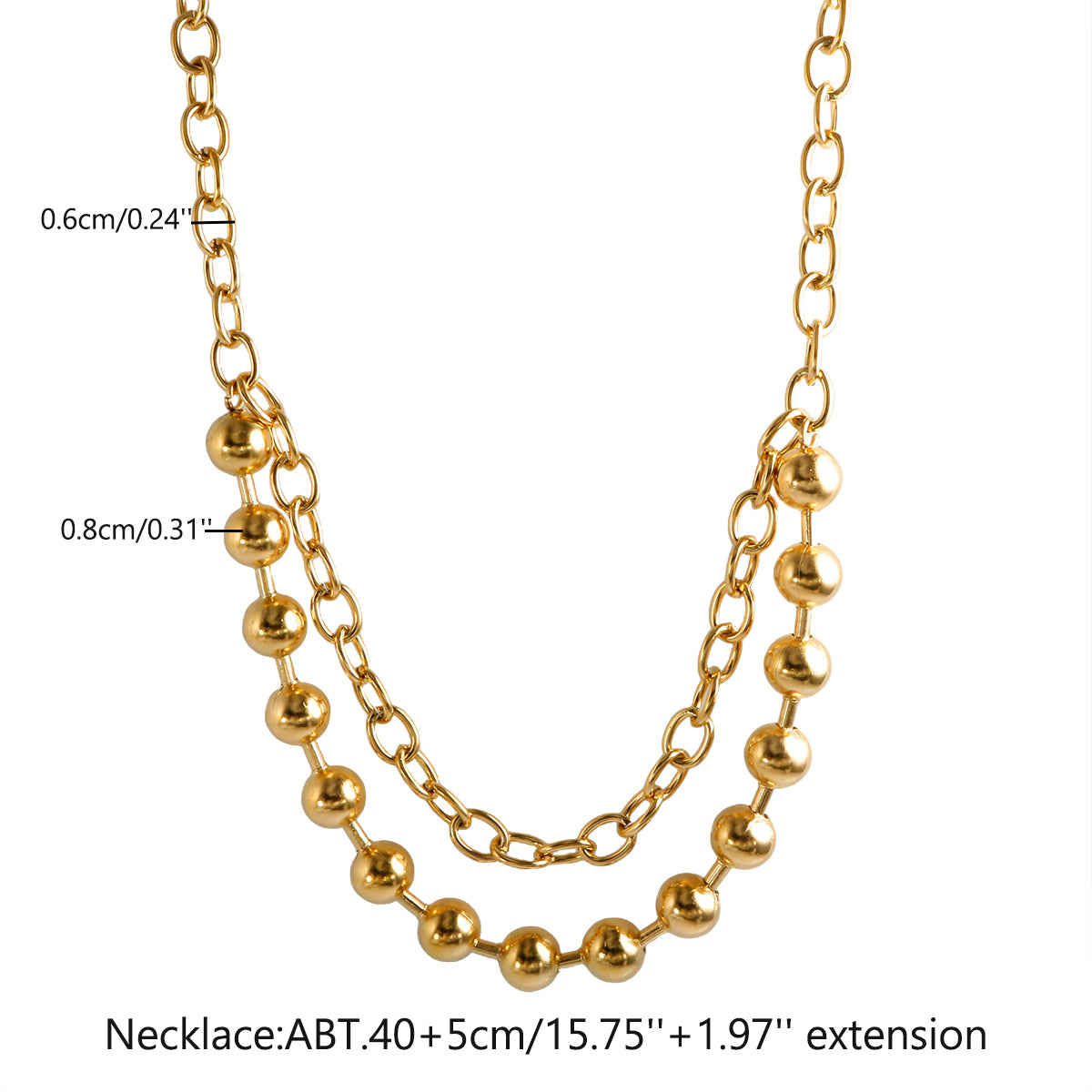 Vintage Two-Layer necklace ❣️