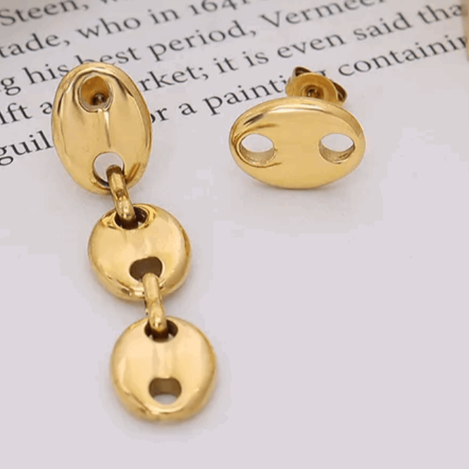 Minimalist Mariner-link Earrings āØ