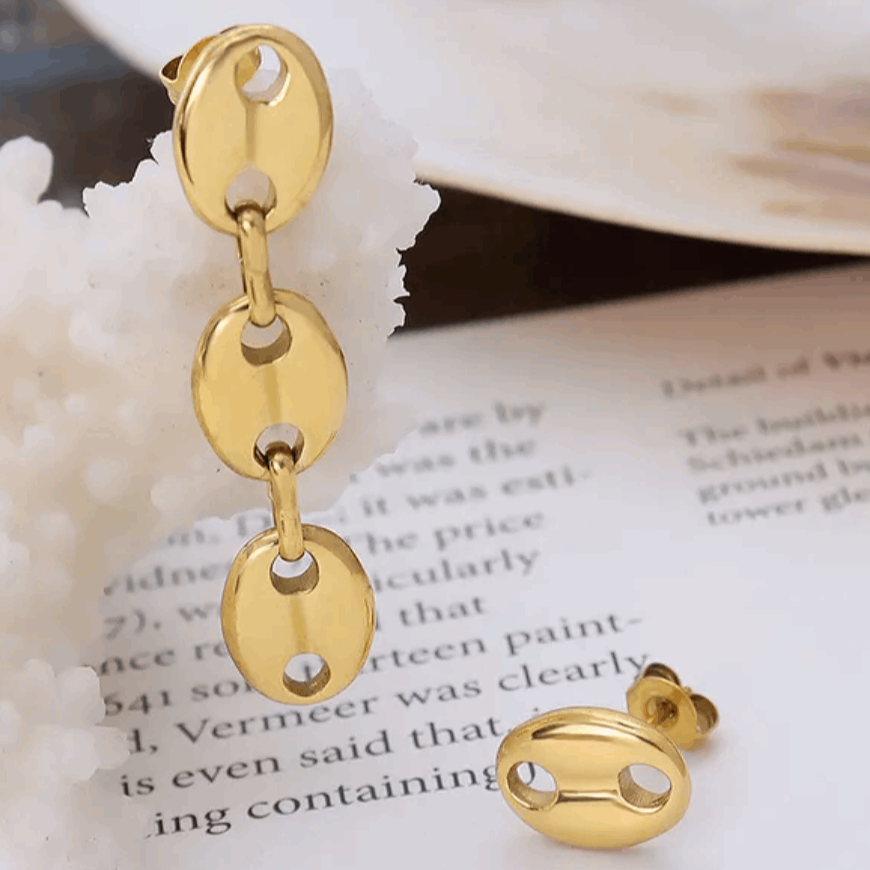 Minimalist Mariner-link Earrings āØ