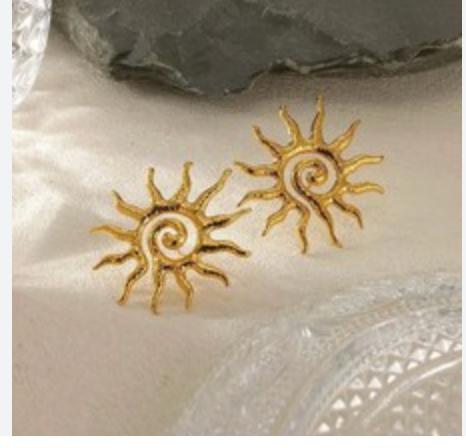 Direct to Sun Earrings. ⚜️