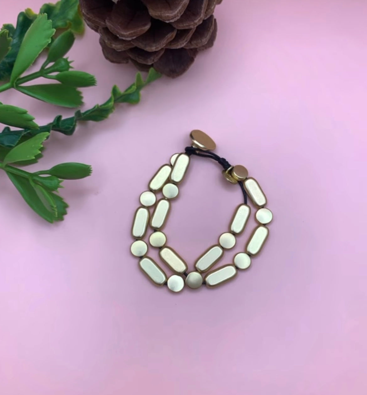 Zamak Plate Fusion Necklace 📿