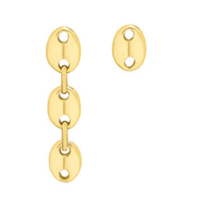 Minimalist Mariner-link Earrings š
