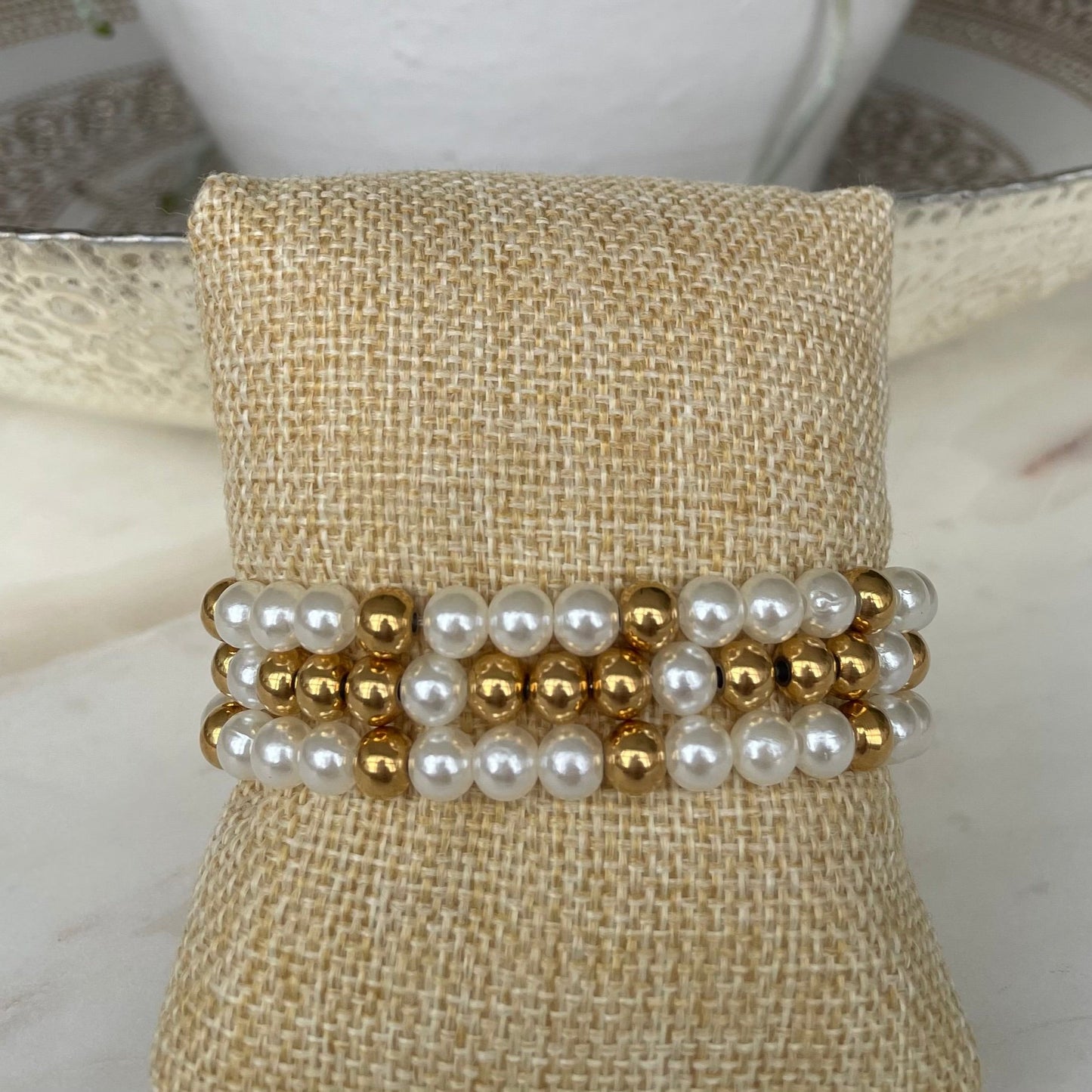 Luxe Elastic Pearl Harmony