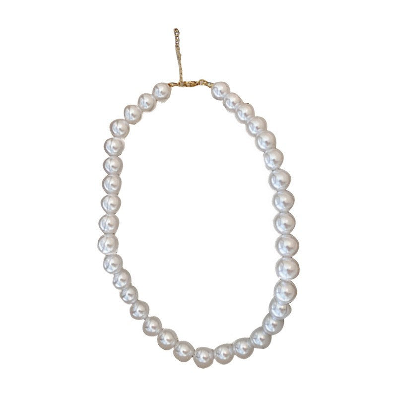 Imitation Pearl Beaded Necklace