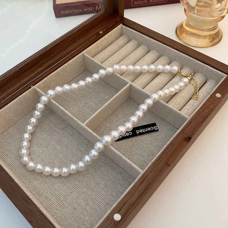 Imitation Pearl Beaded Necklace