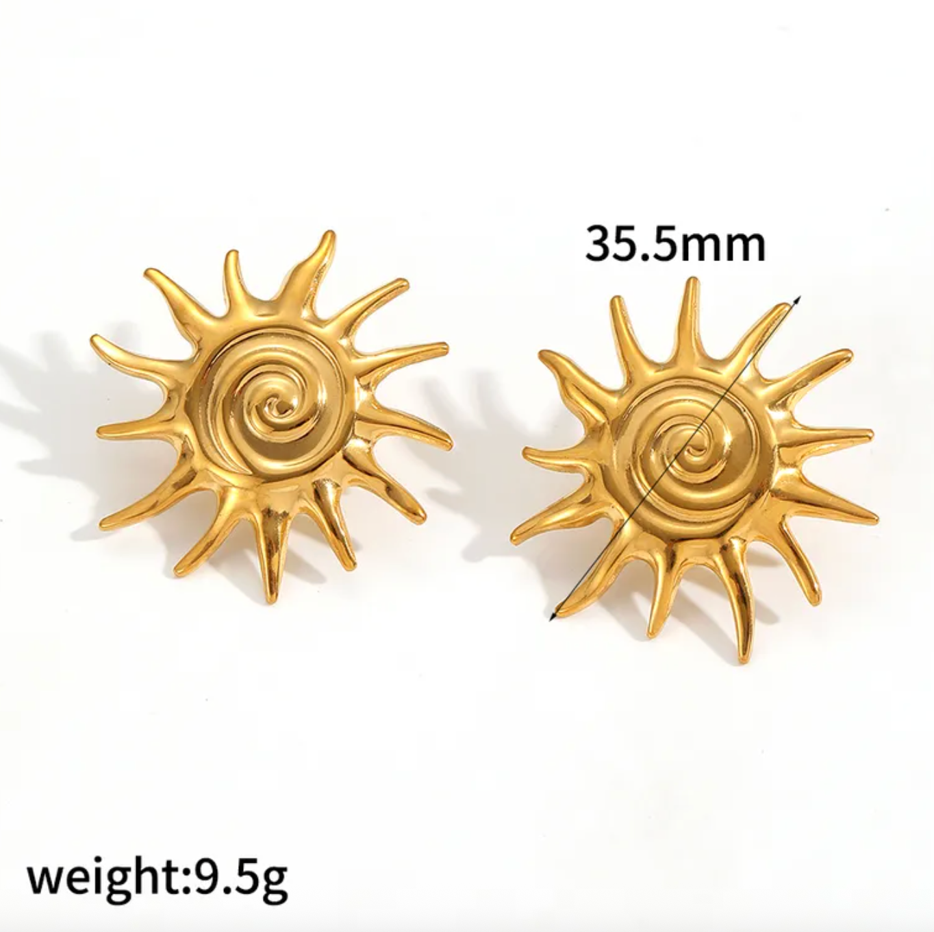 Direct to Sun Earrings. ⚜️